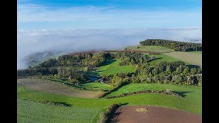 Drohne bei Freudenberg heute früh [upl. by Roane]