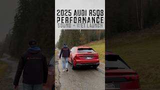 Wet brutal launch  2025 RSQ8 Performance 640hp V8TT [upl. by Susanne]