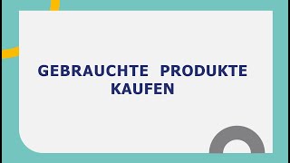 Gebrauchte Produkte kaufen I Goethe B2 Präsentation I Teil I I Prüfungsvorbereitung [upl. by Atteoj]