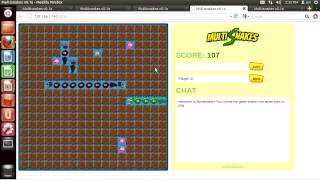 Multiplayer snake in nodejs  socketio [upl. by Dasa374]