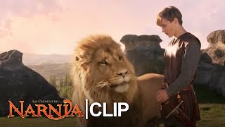 NARNIA CLIP Peter y Aslan  Narnia [upl. by Acir]