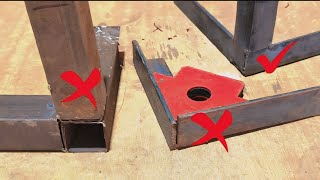 90 degree angle cutting square pipe90 degree angle cutting idea45 degree angle cutting idea video [upl. by Bryon]