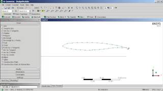 Skizzen aus externem Datenfile mit ANSYS DesignModeler v145 [upl. by Padget]