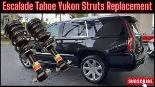 Escalade Yukon Tahoe 20152020 Struts Replacement Is your SUV riding like a wood wagon 84977478 [upl. by Chester]