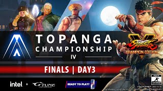 第4期 TOPANGA CHAMPIONSHIP【FINALS DAY3】 [upl. by Wasserman]