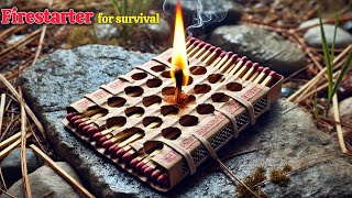 How to make a fire starter for survival [upl. by Sitoel]