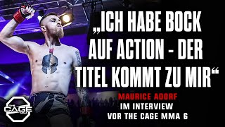 MAURICE ADORF im Interview vor THE CAGE MMA 6 am 30112024 in Balingen [upl. by Banyaz377]