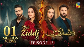 Woh Ziddi Si  Episode 13  20th October 2024  Aina Asif amp Ali Abbas   HUM TV [upl. by Tris]