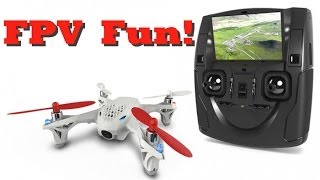 FPV Quadcopter Review Hubsan H107D [upl. by Melc]