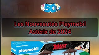 Les nouveaux playmobil Astérix de juinjuillet 2024⚔️🛖 [upl. by Suoivart]