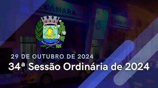 Sessão Ordinária 29 de Outubro de 2024 [upl. by Gar]