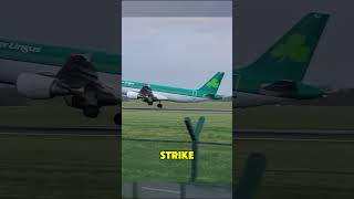 Plane nearly hits the runway due to stormy weather ✈️🤯 [upl. by Gale718]