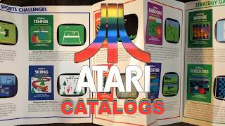 Viewing Atari 2600 Classic Game Catalogs from the early 80s [upl. by Hamaso]