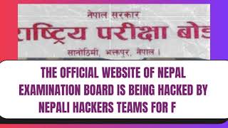 Up2date  Official Website of NEB got hacked [upl. by Oiretule]