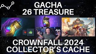 26 TREASURE DAPET APA AJA  CROWNFALL 2024 COLLECTORS CACHE DOTA 2 [upl. by Ahtram637]