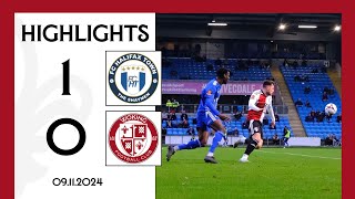 FC Halifax Town 10 Woking  Match Highlights [upl. by Nauqyaj]