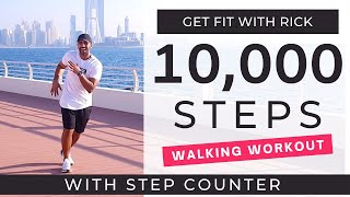 10000 Steps at Home  1 Hour Workout  Daily Workout at home [upl. by Solotsopa]