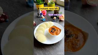 instant idli recipe Rava idli recipe just in 10 min Healthy snackidlishortsviralyoutubeshort [upl. by Nuhsyar366]