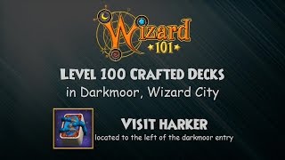 Wizard101 New Crafted Decks Level 100 Test Realm [upl. by Helmer]