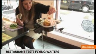 Drones as Waiters Sushi Takes Off [upl. by Deborah]