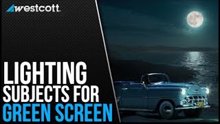 How to Light a Subject for Green Screen Photography [upl. by Saenihp242]