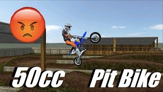 quotRaging On A Pit Bikequot MX Bikes  50cc Pit Bike [upl. by Eednyl123]