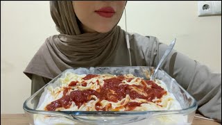 Amsr Yoğurtlu Makarna  Türkçe Asmr  Eating Sound  Makarna Mukbang [upl. by Ortiz327]