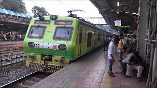 Indias First Fully Air Conditioned Local Train Displaying Its Acceleration At Dadar Mumbai [upl. by Amado]