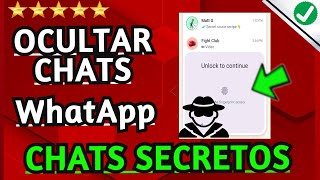 Como OCULTAR un CHAT en WhatsApp Truco SECRETO 😈📶 CÓMO OCULTAR UN CHAT EN WHATSAPP 2024🔥 [upl. by Rraval915]