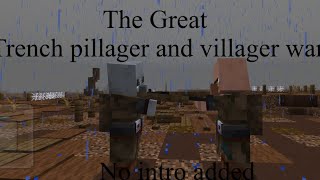 Minecraft trenchwarfare villager vs pillager [upl. by Sukramal997]