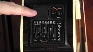 The Takamine CT4B II acoustic guitar preamp  review and user guide [upl. by Mitinger525]