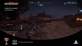 Horizon Zero Dawn Remastered All Recon Machines Killed Trophy PS5 [upl. by Suirtimid984]