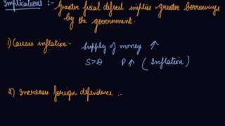 Fiscal Deficit  Class 12 Macroeconomics Government Budget and the Economy [upl. by Alathia]