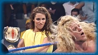 Stephanie McMahonHelmsley interferes in Jerichos match SmackDown June 22 2000 [upl. by Orvan]