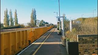 66714 Cromer Lifeboat heading through Whittlesea to Whitemoor Yard near March [upl. by Eelaroc]