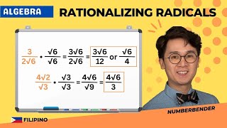 Rationalizing Radical Expressions AND COMPLEX NUMBERS in Filipino  ALGEBRA  PAANO [upl. by Jehu]