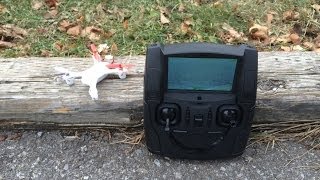 Hubsan X4 FPV Mini Quadcopter Windy Flight [upl. by Shatzer]