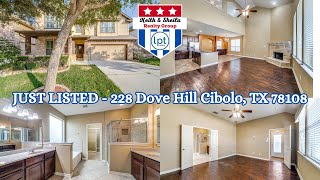 PRICE IMPROVED TO 426500  Stunning 5 Bed amp 3 12 Bath Home In Cibolo FOR SALE  228 Dove Hill [upl. by Raimund]