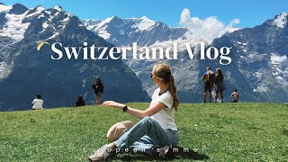 European Summer Vlog  Switzerland🇨🇭 Hiking in Grindelwald 🥾 Relaxing in Nature 🌲 [upl. by Ardiekal554]