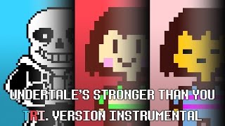 Undertales Stronger Than You Tri Version instrumental Lyrics Only [upl. by Aniuqahs280]