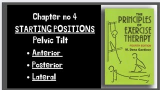 Pelvic tilt Anterior pelvic tilt Posterior pelvic tilt Lateral pelvic tilt Kinesiology [upl. by Ladin]