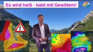 Zunehmend heiß bald mit Unwettergefahr Mittelfristig kühler Wettervorhersage 1118082024 [upl. by Geoffrey420]