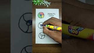 Google Chrome logo with three types of colours 🎨drawing shorts art easy [upl. by Orestes]