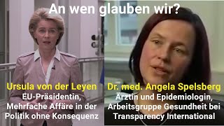 Vertrauen Sie Uns von der Leyen gegen Dr Angela Spelsberg ExFrau von Lauterbach reupload [upl. by Kilar]