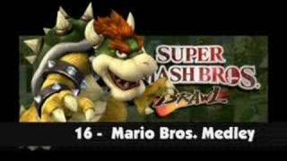 Mario Bros Medley  Super Smash Bros Brawl [upl. by Akiem701]