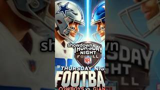 Cowboys vs Giants Thursday Night Football Predictions and Trend draftkings football nflgame [upl. by Aifos]