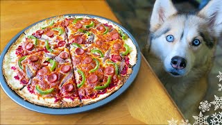 DIY PIZZA FOR DOGS  Dog friendly Pizza  DIY Dog Treats  Snow Dogs Snacks 66 [upl. by Rodrich826]