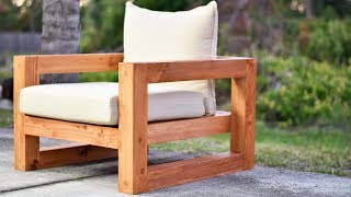 DIY Modern Outdoor Chair [upl. by Desiree]