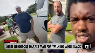 WATCH Black Man Harassed Followed By Mob Of White Neighbors In Community [upl. by Inaffets]