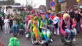 Achterbahn beim Karnevalsumzug  Fasching  Narrenzeit [upl. by Yatnohs]